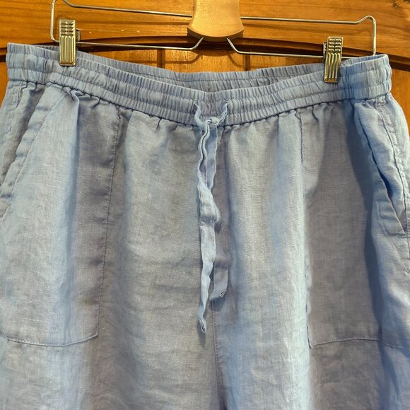 Linen drawstring pants - Picture 4 of 5